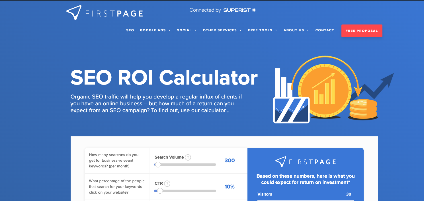 SEO ROI Calculator
